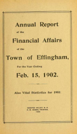 Annual reports Town of Effingham, New Hampshire 1902_cover