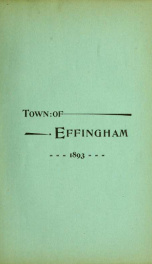 Annual reports Town of Effingham, New Hampshire 1893_cover