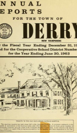 Annual reports of the Town of Derry, New Hampshire 1963_cover