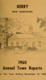 Annual reports of the Town of Derry, New Hampshire 1960_cover