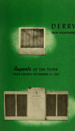 Annual reports of the Town of Derry, New Hampshire 1951_cover