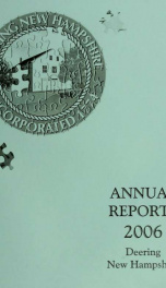 Annual report of the Town of Deering, New Hampshire 2006_cover