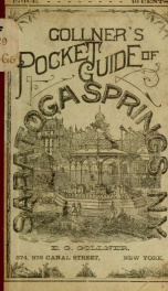 Gollner's pocket guide of Saratoga Springs, New York, U. S. A_cover