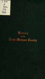 A brief history of the Tenth Michigan Cavalry_cover