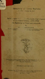 Spanish and French rivalry in the Gulf region of the United States, 1678-1702; the beginnings of Texas and Pensacola_cover