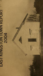 Annual reports of the Town of East Kingston, New Hampshire 2004_cover