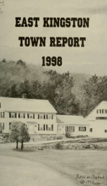 Annual reports of the Town of East Kingston, New Hampshire 1998_cover