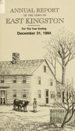 Annual reports of the Town of East Kingston, New Hampshire 1984_cover