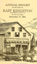 Annual reports of the Town of East Kingston, New Hampshire 1983_cover