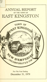 Annual reports of the Town of East Kingston, New Hampshire 1979_cover