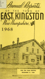 Annual reports of the Town of East Kingston, New Hampshire 1968_cover