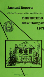 Annual reports of the Town of Deerfield, New Hampshire 1979_cover