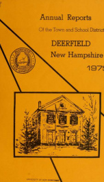 Annual reports of the Town of Deerfield, New Hampshire 1975_cover