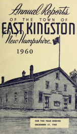 Annual reports of the Town of East Kingston, New Hampshire 1960_cover