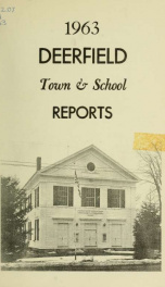 Annual reports of the Town of Deerfield, New Hampshire 1963_cover