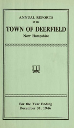 Annual reports of the Town of Deerfield, New Hampshire 1946_cover