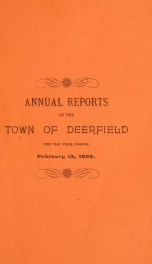 Annual reports of the Town of Deerfield, New Hampshire 1898_cover
