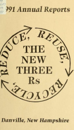 Annual reports of the Town of Danville, New Hampshire 1991_cover