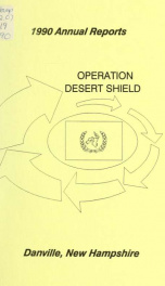 Annual reports of the Town of Danville, New Hampshire 1990_cover