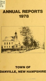 Annual reports of the Town of Danville, New Hampshire 1978_cover