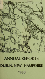 Annual reports of the Town of Dublin, New Hampshire 1980_cover