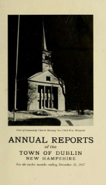 Annual reports of the Town of Dublin, New Hampshire 1947_cover