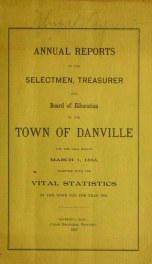 Annual reports of the Town of Danville, New Hampshire 1893_cover