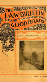L.A.W. bulletin and good roads v.22,no.5_cover
