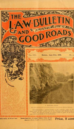 L.A.W. bulletin and good roads v.21,no.25_cover