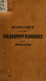 History of the philosophy of pedagogics_cover
