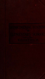 Departmental teaching in elementary schools_cover