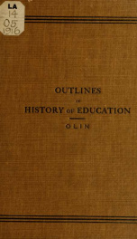 Outline studies in the history of education_cover