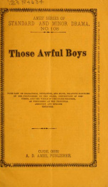 Those awful boys .._cover