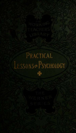 Practical lessons in psychology, by William O. Krohn .._cover