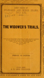 The widower's trials .._cover