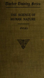 The science of human nature; a psychology for beginners_cover