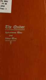 The quiver, aphorisms wise and other wise_cover