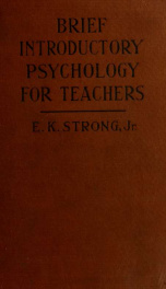 Brief introductory psychology for teachers_cover