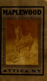 Catalog of hackneys : imported and American bred Standard Bred mares and harness horses :_cover