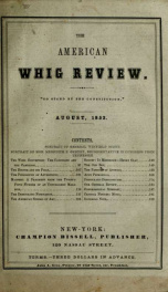 The American review : a Whig journal of politics, literature, art, and science no.2_cover