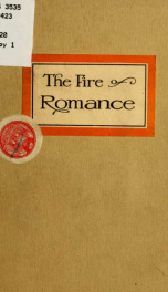 The fire of romance, an imaginative play in one act_cover