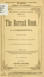 The barrack room : a comedietta in two acts_cover