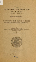 A study of the rural schools of Saline County, Missouri_cover