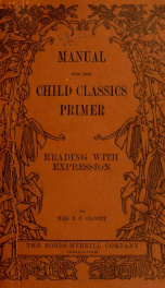 Manual for the Child classics primer;_cover