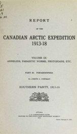Report of the Canadian Arctic Expedition 1913-18_cover