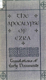 The Apocalypse of Ezra (II Esdras III-XIV)_cover