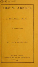 Thomas A. Becket .._cover