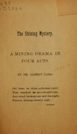 The shining mystery .._cover