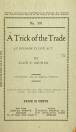 A trick of the trade.._cover