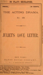 Juliet's love letter_cover
